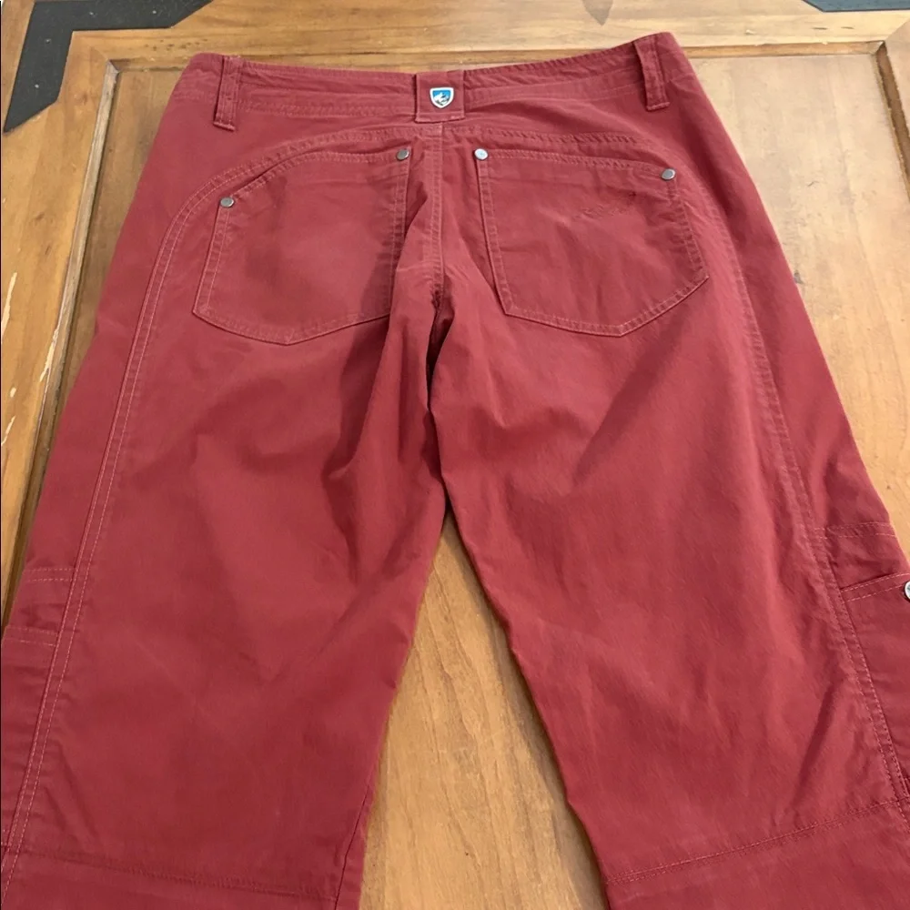 Kuhl Brick Red Red Cargo Pants Size 4